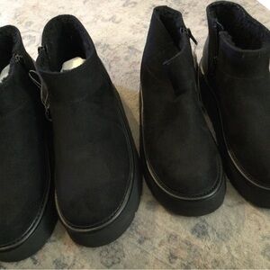 Women's Wild Fable Ankle Boots Faux Suede Sizes 10 and 6